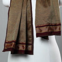 Brown - Cotton Khun Weave Stole 13