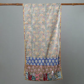 Buy Sanganeri Block Printed Patchwork Cotton Stole 44 Online at iTokri.com