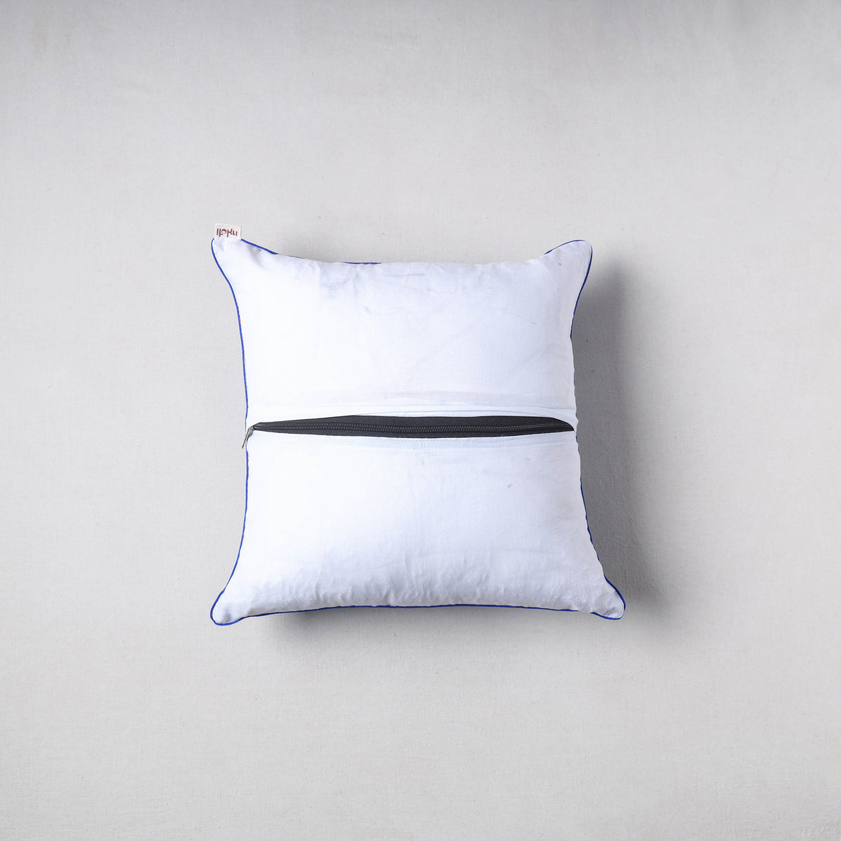 Sanganeri Floral Print Cushion Cover (16 x 16 in) 21