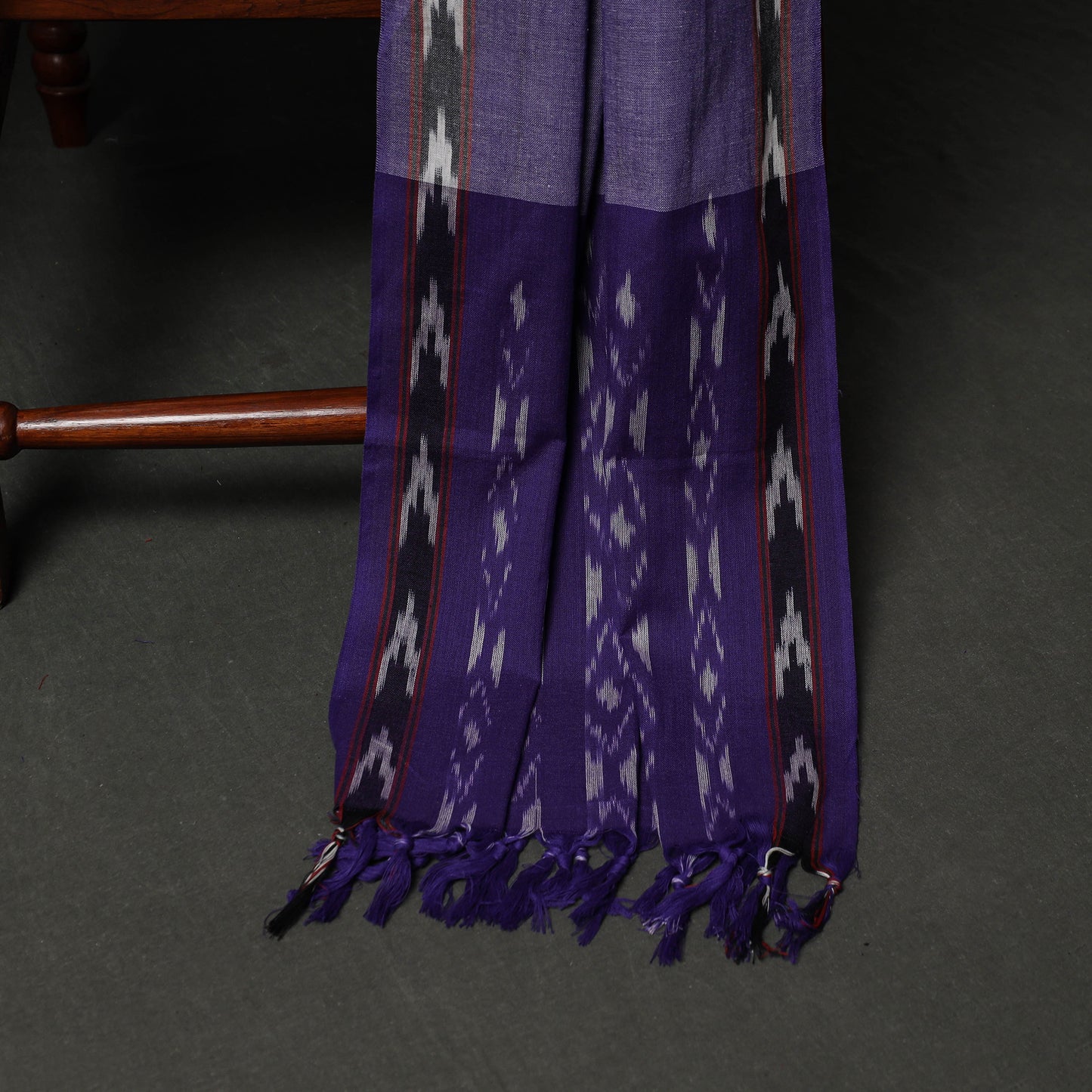 Pochampally Ikat Weave 3pc Cotton Unstitched Dress Material Suit Set 16