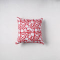 Sanganeri Floral Print Cushion Cover (16 x 16 in) 22