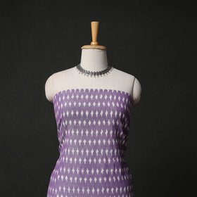 Pochampally Ikat Weave 3pc Cotton Unstitched Dress Material Suit Set 17