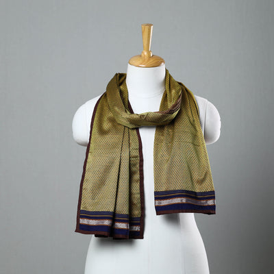 Light Green - Cotton Khun Weave Stole 05