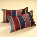  Set of 2 - Khun Patchwork Cotton Pillow Covers (25 x 15 in) 12 