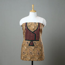 Buy Brown Kalamkari Kurta Material Online in India