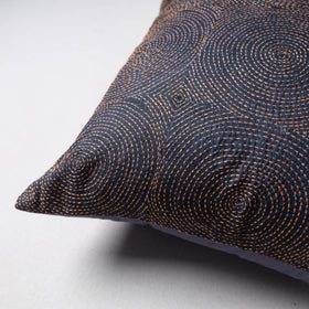 Running stitch plain cushion cover (16 x 16 in) 25