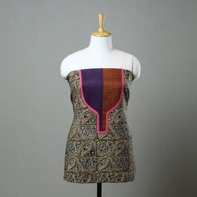  Green Kalamkari Kurta Material Online in India