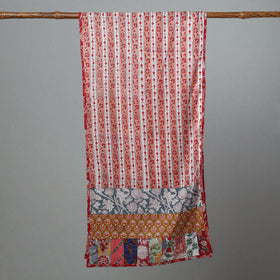  Sanganeri Block Printed Patchwork Cotton Stole 25 Online at iTokri.com