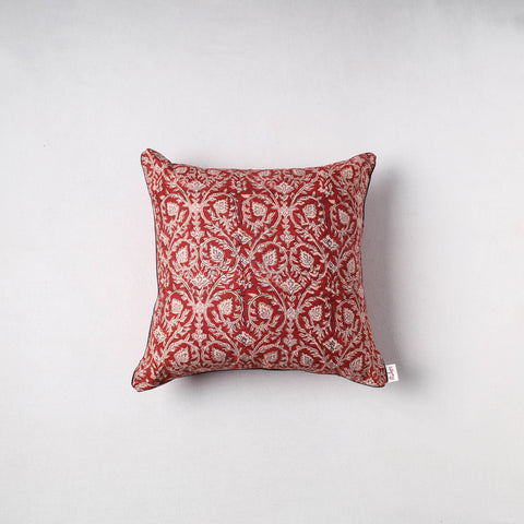 Kalamkari Print Cushion Cover (16 x 16 in) 27
