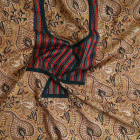 Buy Brown Kalamkari Kurta Material Online in India