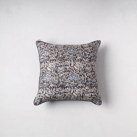 Kalamkari Print Cushion Cover (16 x 16 in) 28