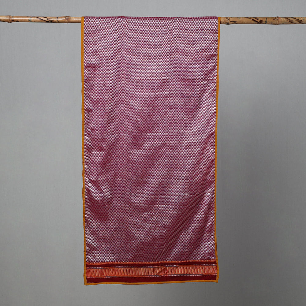 Pink - Cotton Khun Weave Stole 11