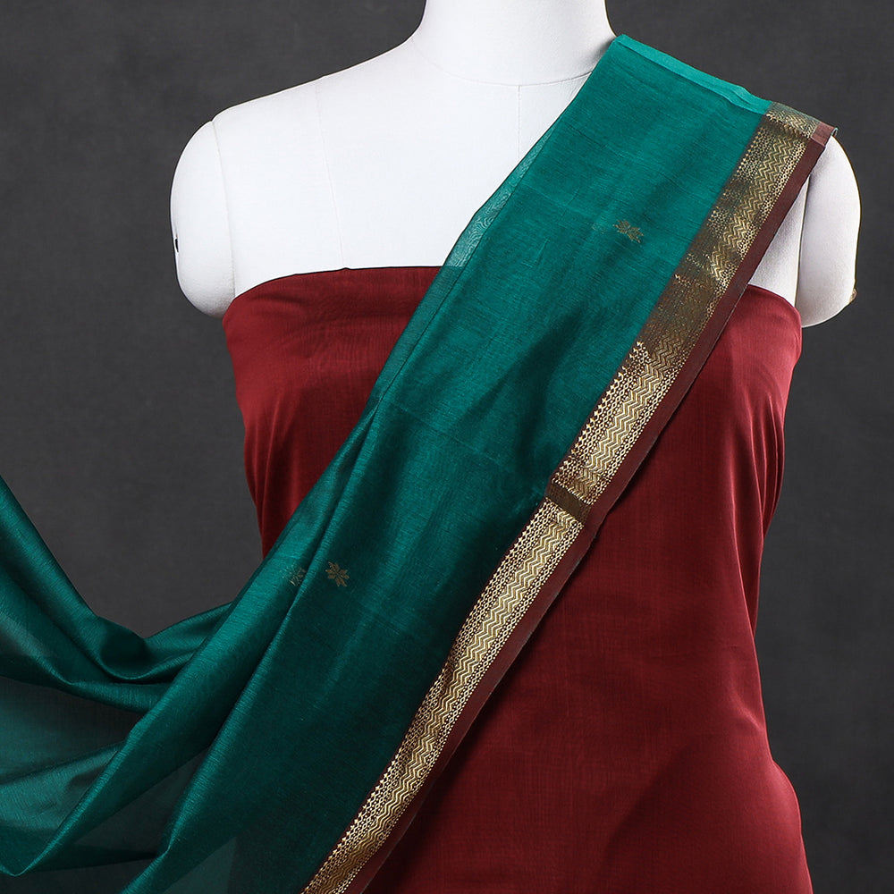 maheshwari silk dress material