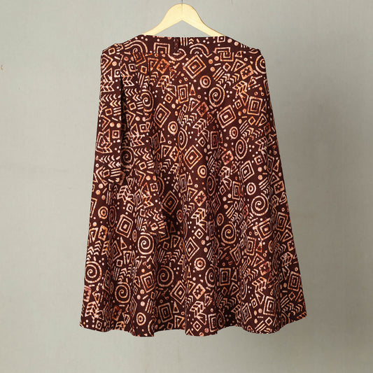 Hand Batik Print Cotton Wrap Around Skirt 18