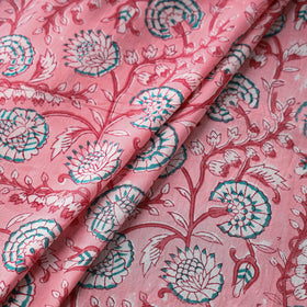 Buy Sanganeri Block Printed Cotton Fabric 12 Online at iTokri.com