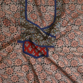 Multicolor - kalamkari cotton unstitched kurta material