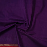 Blue - Handloom Mangalagiri Cotton Fabric with Zari Border 01