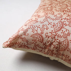 Kalamkari Print Chanderi Silk Cushion Cover (16 x 16 in) 32