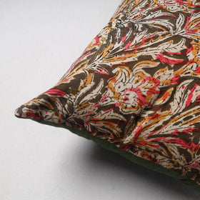 Kalamkari Print Chanderi Silk Cushion Cover (16 x 16 in) 33