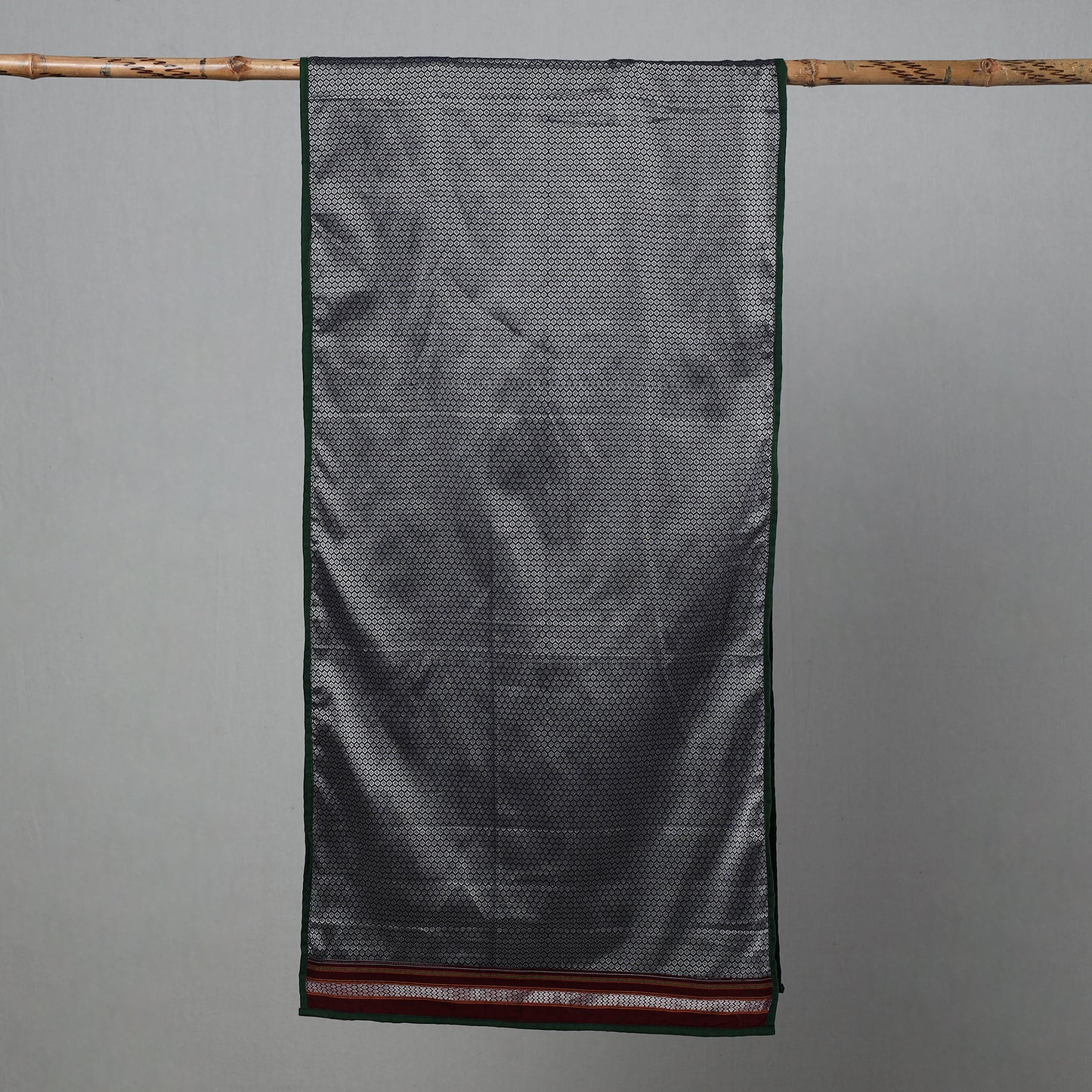 Grey - Cotton Khun Weave Stole 30