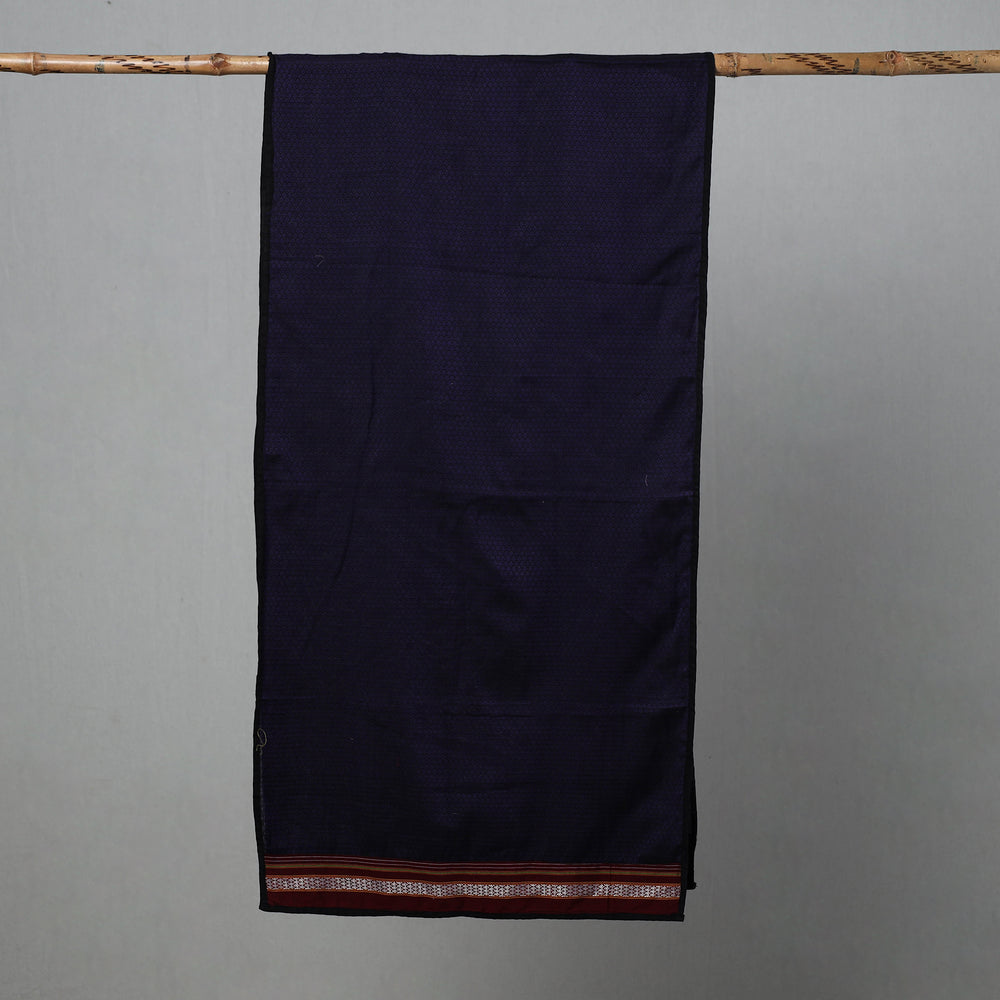 Blue - Cotton Khun Weave Stole 32