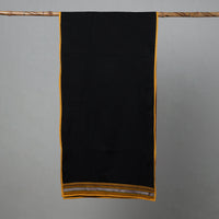 Black - Cotton Khun Weave Stole 33