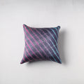 Leheriya Tie-Dye Chanderi Silk Cushion Cover (16 x 16 in) 35