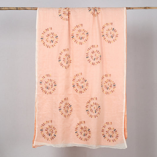 Bengal Kantha Hand Embroidery Tussar Silk Handloom Saree 37