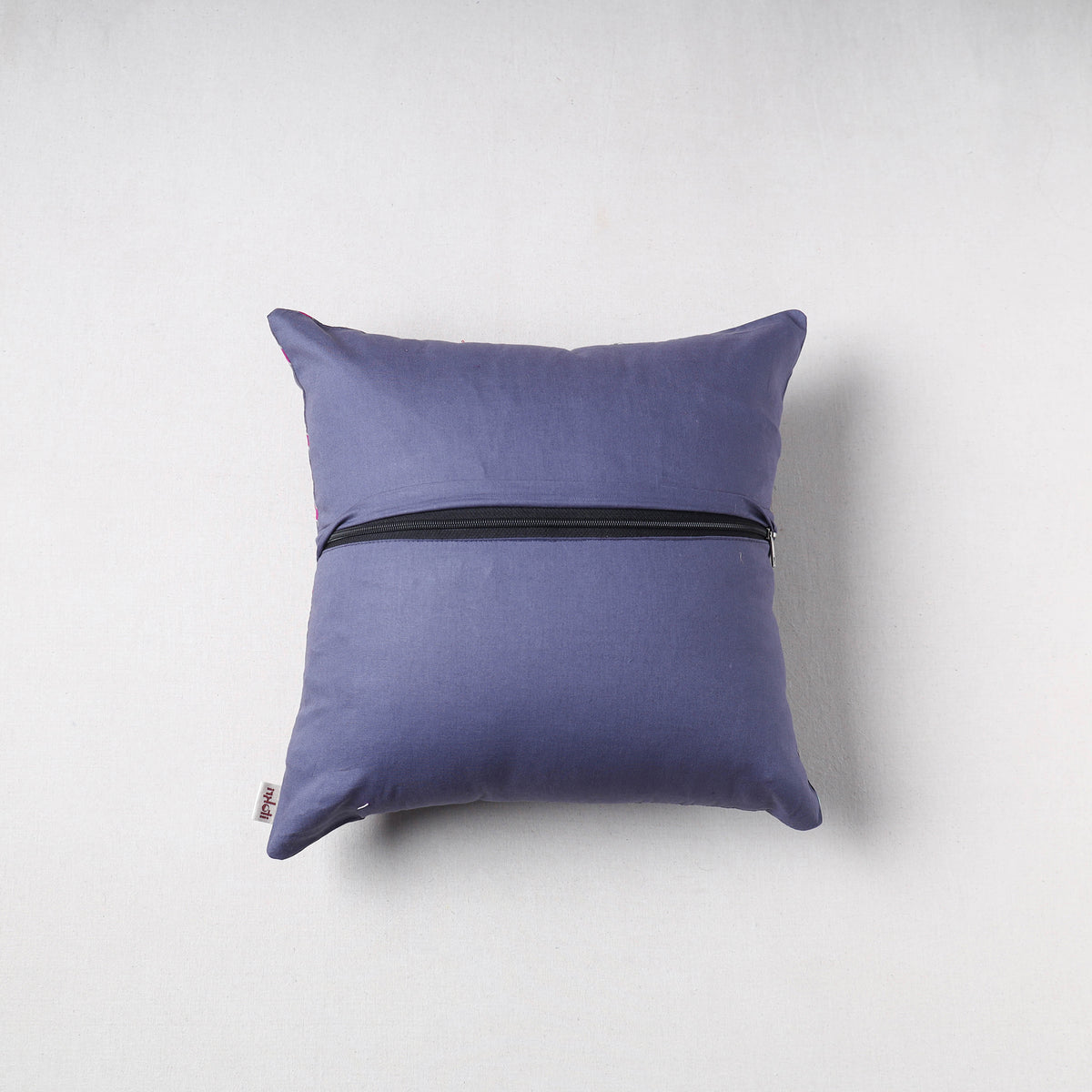 Leheriya Tie-Dye Chanderi Silk Cushion Cover (16 x 16 in) 35