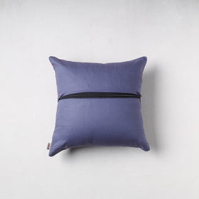 Leheriya Tie-Dye Chanderi Silk Cushion Cover (16 x 16 in) 35