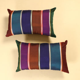  Set of 2 - Khun Patchwork Cotton Pillow Covers (25 x 15 in) 20 