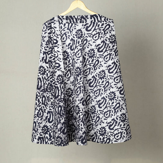 Hand Batik Print Cotton Wrap Around Skirt 35