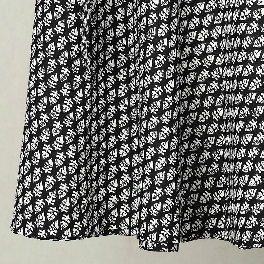 Printed Cotton Sanganeri Wrap Around Skirt 03