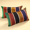  Set of 2 - Khun Patchwork Cotton Pillow Covers (25 x 15 in) 22 