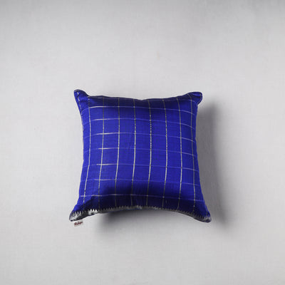 Handloom Mangalagiri Cushion Cover (16 x 16 in) 39