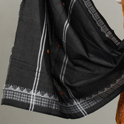 Orange - 3pc Sambalpuri Ikat Weave Handloom Cotton Suit Material Set 14
