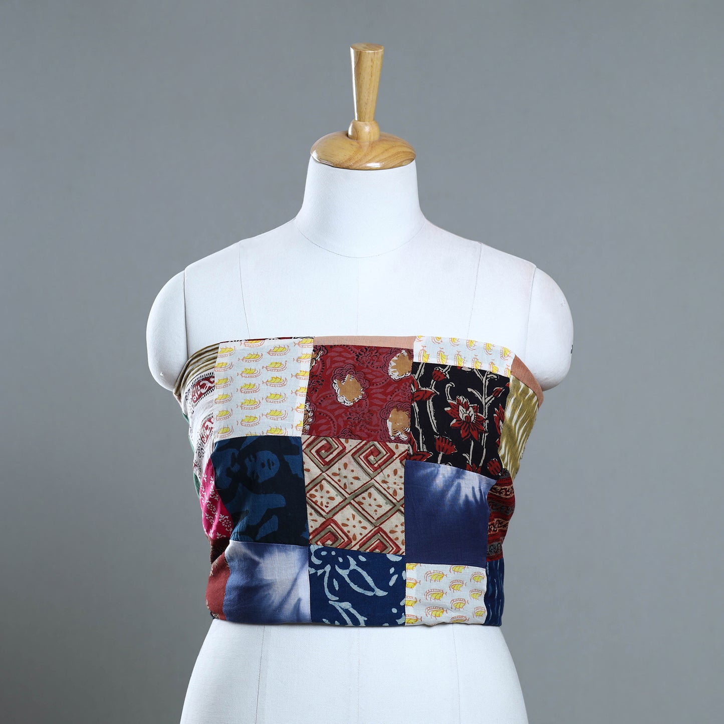 Handmade Cotton Patchwork Blouse Piece 02