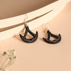 Bidri Work Pure Silver Inlay Earrings 07