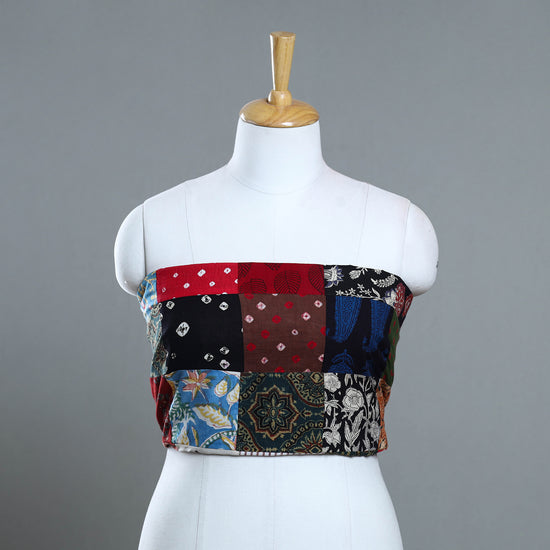 Handmade Cotton Patchwork Blouse Piece 03