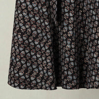 Block Print Cotton Wrap Around Ajrakh Skirt 13