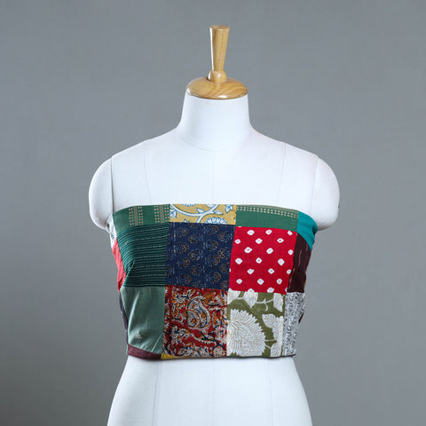 Handmade Cotton Patchwork Blouse Piece 04