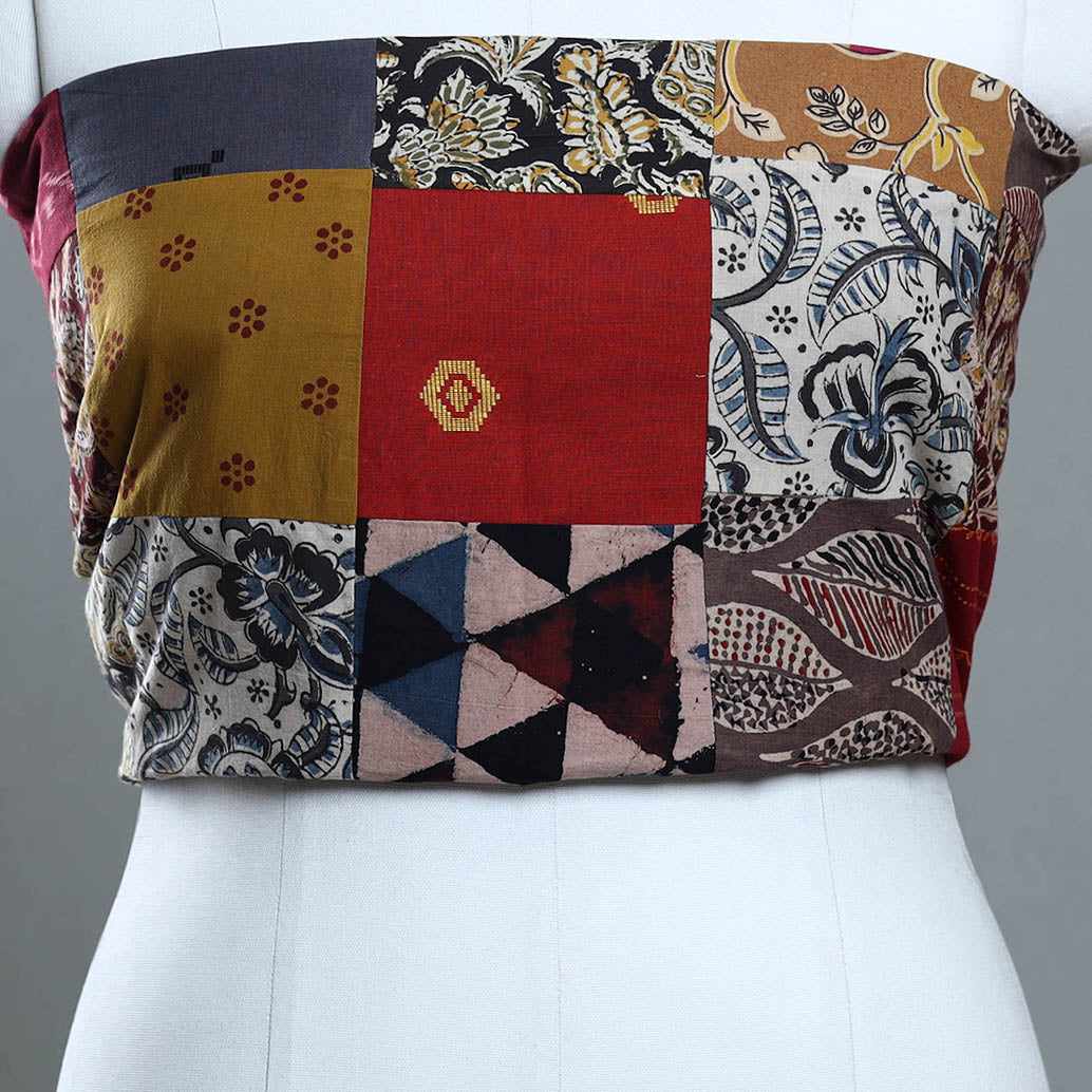 Handmade Cotton Patchwork Blouse Piece 05