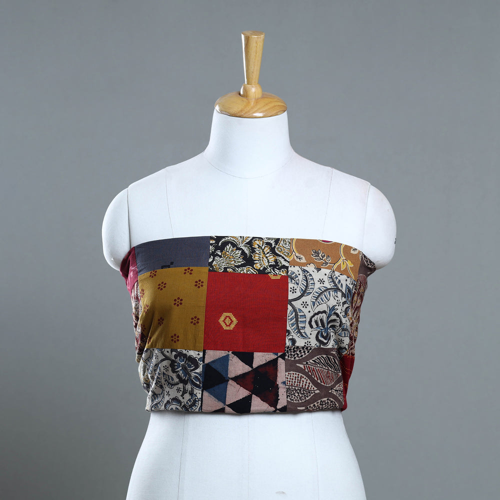 Handmade Cotton Patchwork Blouse Piece 05