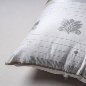 Plain Chanderi Silk Buti Cushion Cover (16 x 16 in) 43
