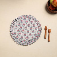 Grey - Handcrafted Sanganeri Cotton Pot Holder 04