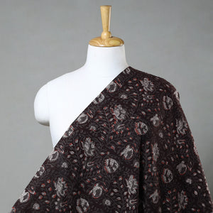 Brown - Jahota Block Printed Cotton Fabric 06