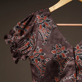 Ajrakh Hand Block Print Modal Silk Readymade Blouse 23