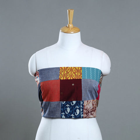 Handmade Cotton Patchwork Blouse Piece 06