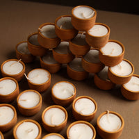 Handmade Terracotta Cup Candle (Set of 50)