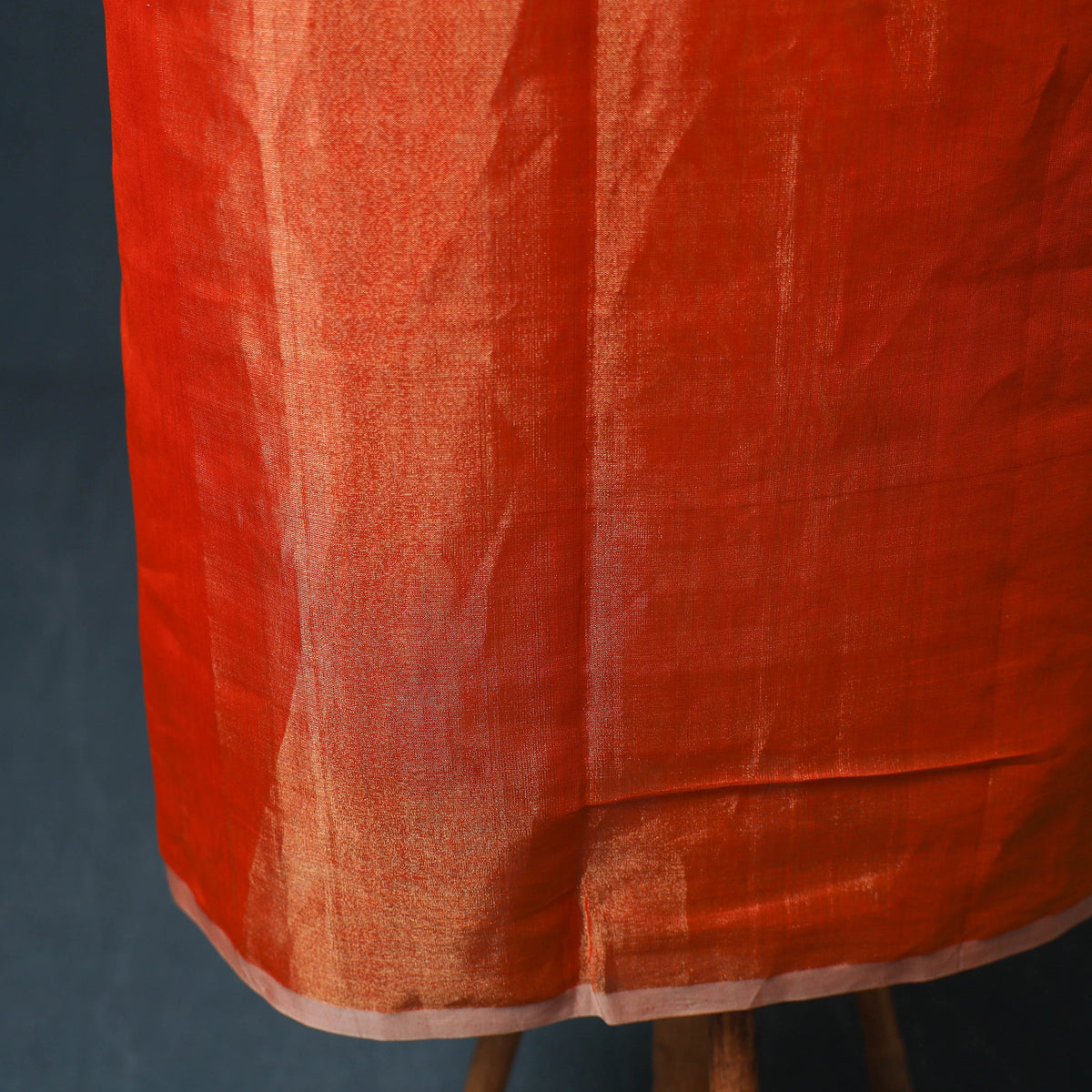 Handloom Maheshwari Silk Tissue Zari Unstitched Dress Material: Kurta with Dupatta 02